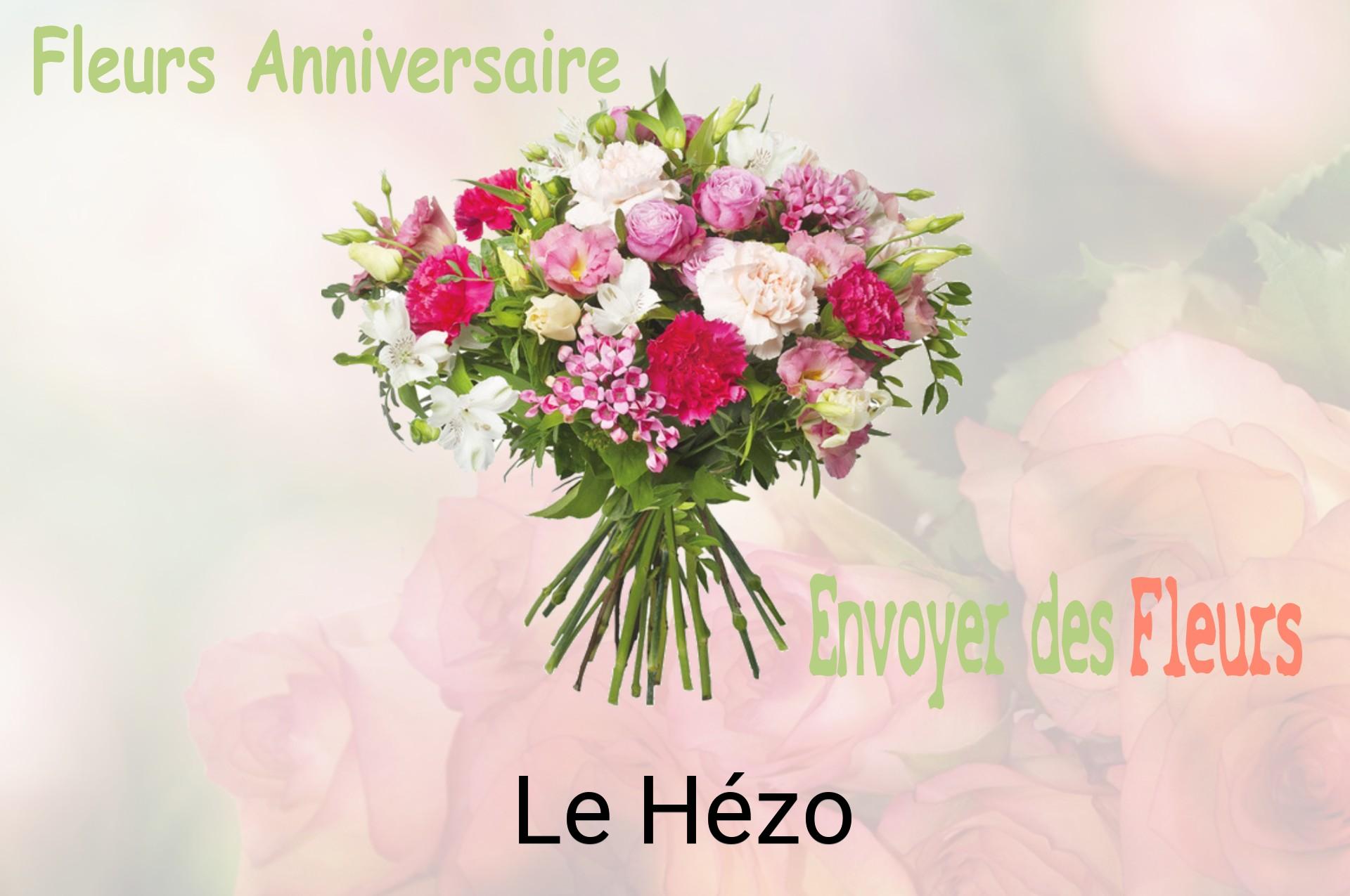 Bouquet de fleurs d’anniversaire livré à Le Hézo