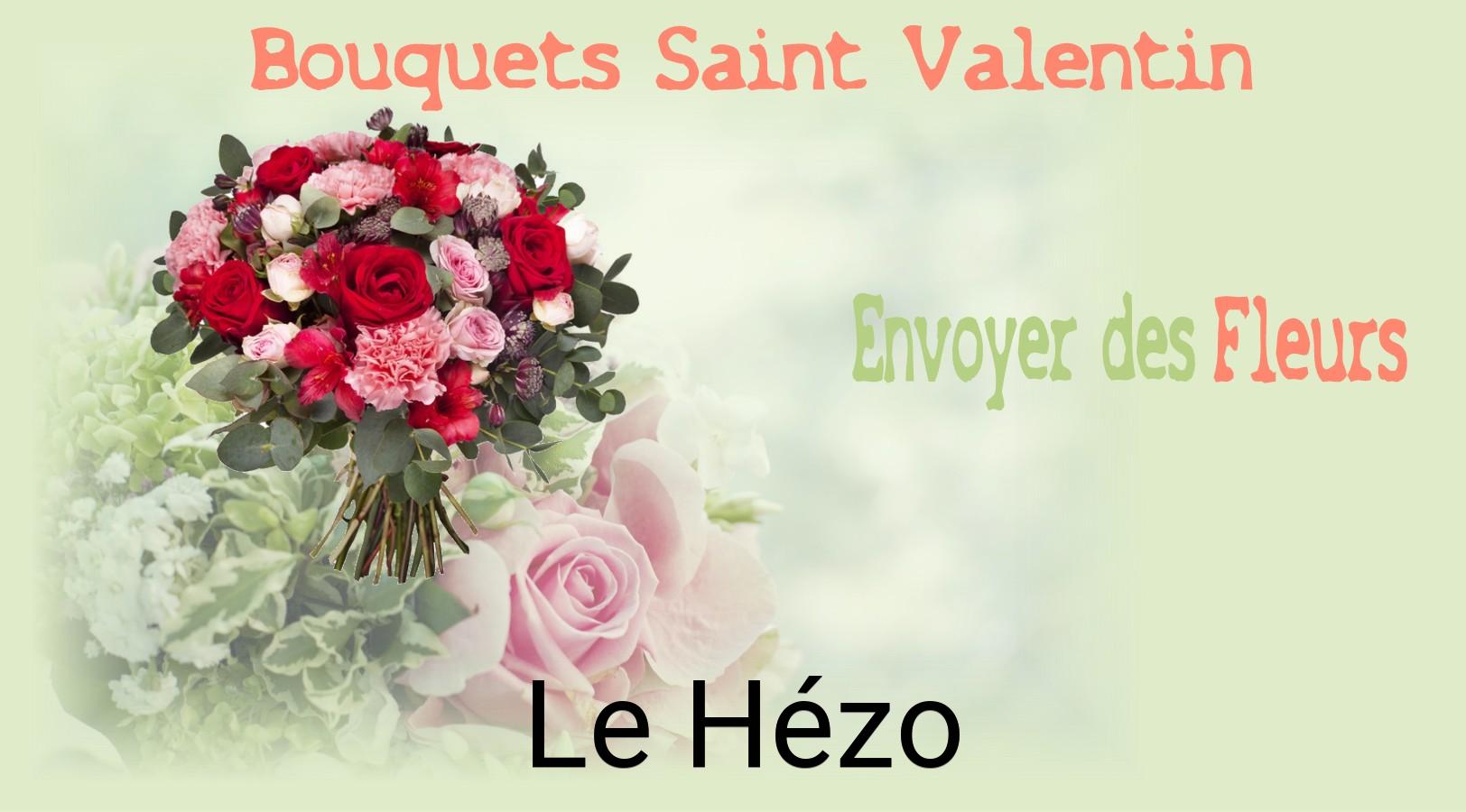 Roses de Saint-Valentin livrées à Le Hézo